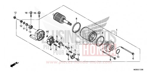 MOTEUR DE DEMARRAGE NC700SDD de 2013